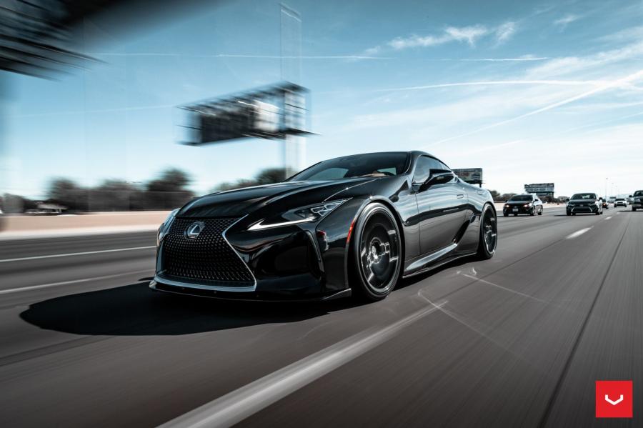  Lexus LC500 Obsidian on Vossen Wheels (HF-2) 2019 года  (фото 17 из 20)